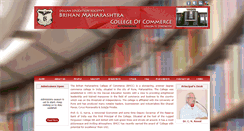 Desktop Screenshot of bmcc.ac.in